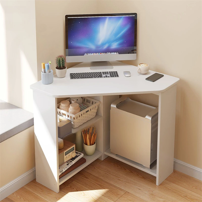 Home Desktop Computer Office Desk Office Furniture Small Apartment Triangle Study Corner Game Desk