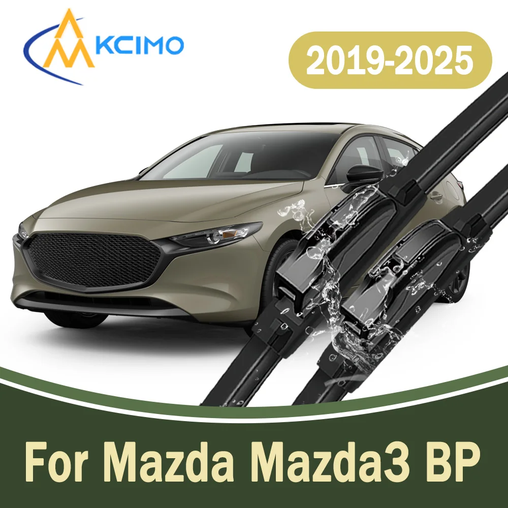 

All-Weather Front Windscreen Wiper Blades For Mazda Mazda3 BP 2019-2025 High Quality Car Windshield Replacement Parts 2Pcs