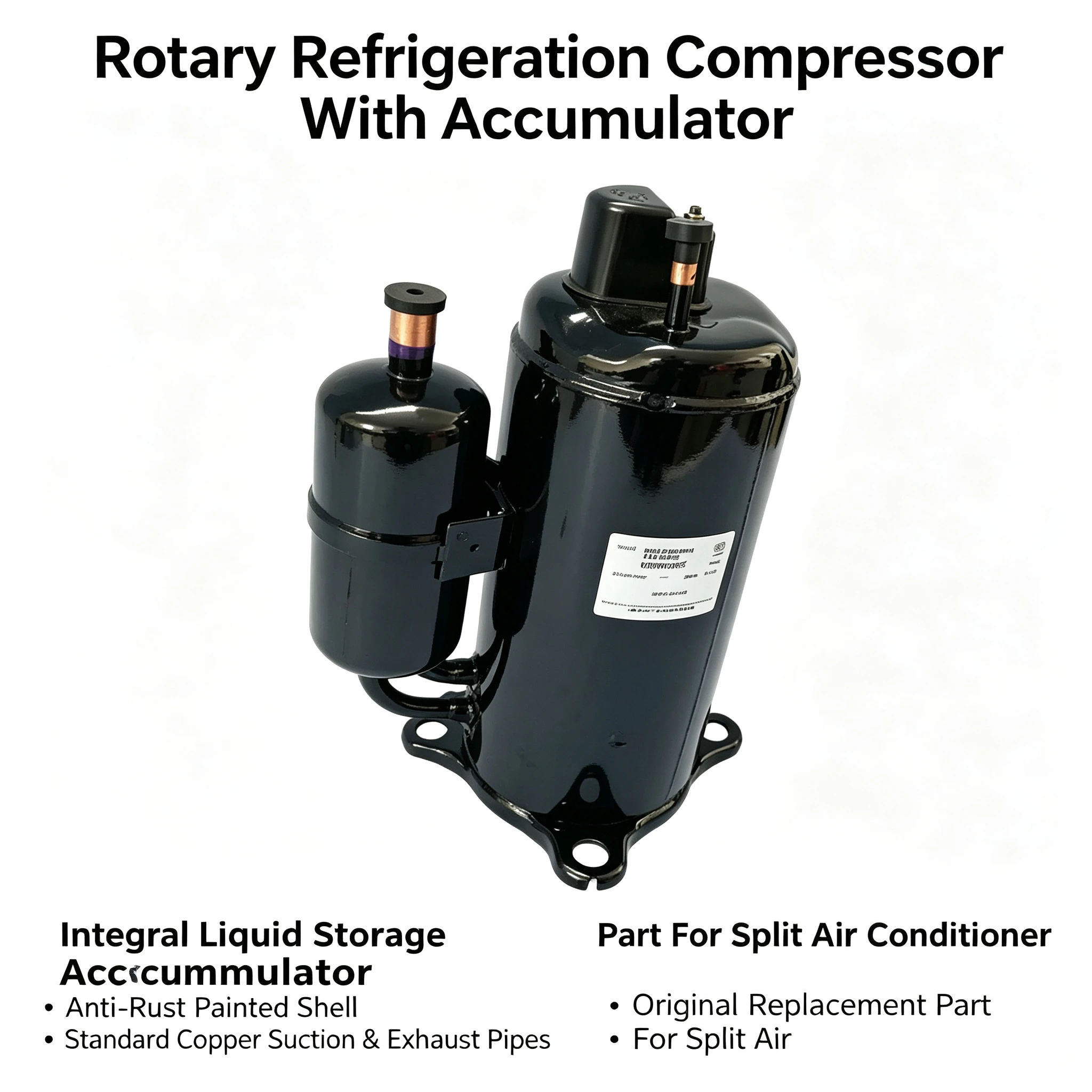 WH02830BSX C7LU High Rotation AC Compressor R134A R407C 2090W 2915W 50 60Hz 220V Refrigeration Compressor
