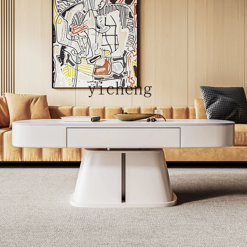 

ZZ living room electric automatic lifting coffee table dining table dual-purpose movable multi-function small apartment