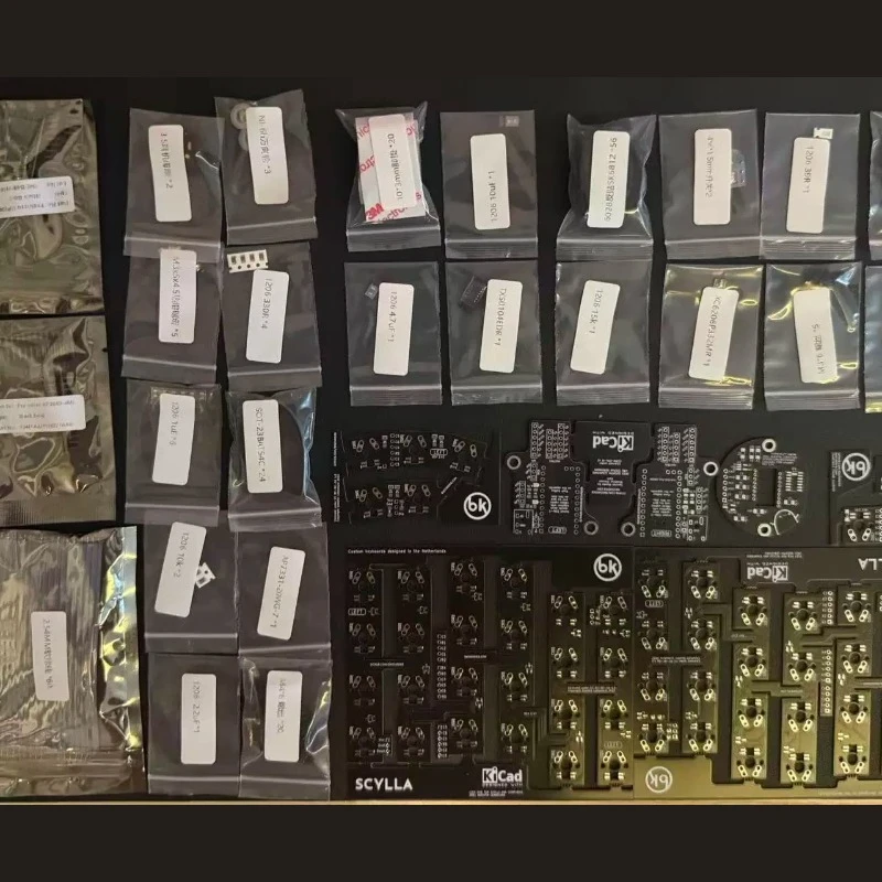 Charybdis MK2 Split Keyboard Kit Material Package Custom Track Ball QMK Assemble DIY Parts Repair Replace Keyboard Accessory