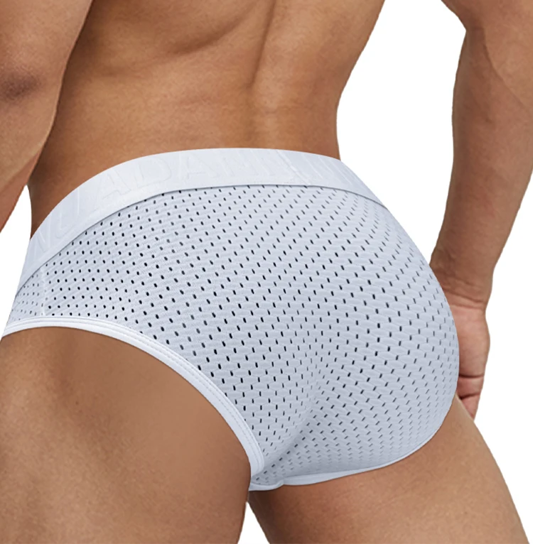 Calzoncillos de Verano y Primavera para Hombre, Diseño con Bolsillo Separado, Malla Transpirable, Ropa Interior Deportiva Delgada y Fresca para Hombre
