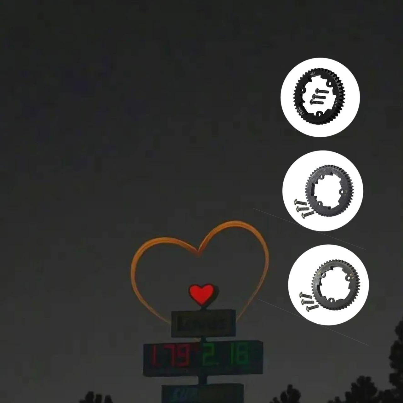 

Прямозубая шестерня 20CrMnTiH 46T/48T/50T (M1.0) для TRAXXAS XO-01, Maxx, E-Revo VXL, X-Maxx, XRT