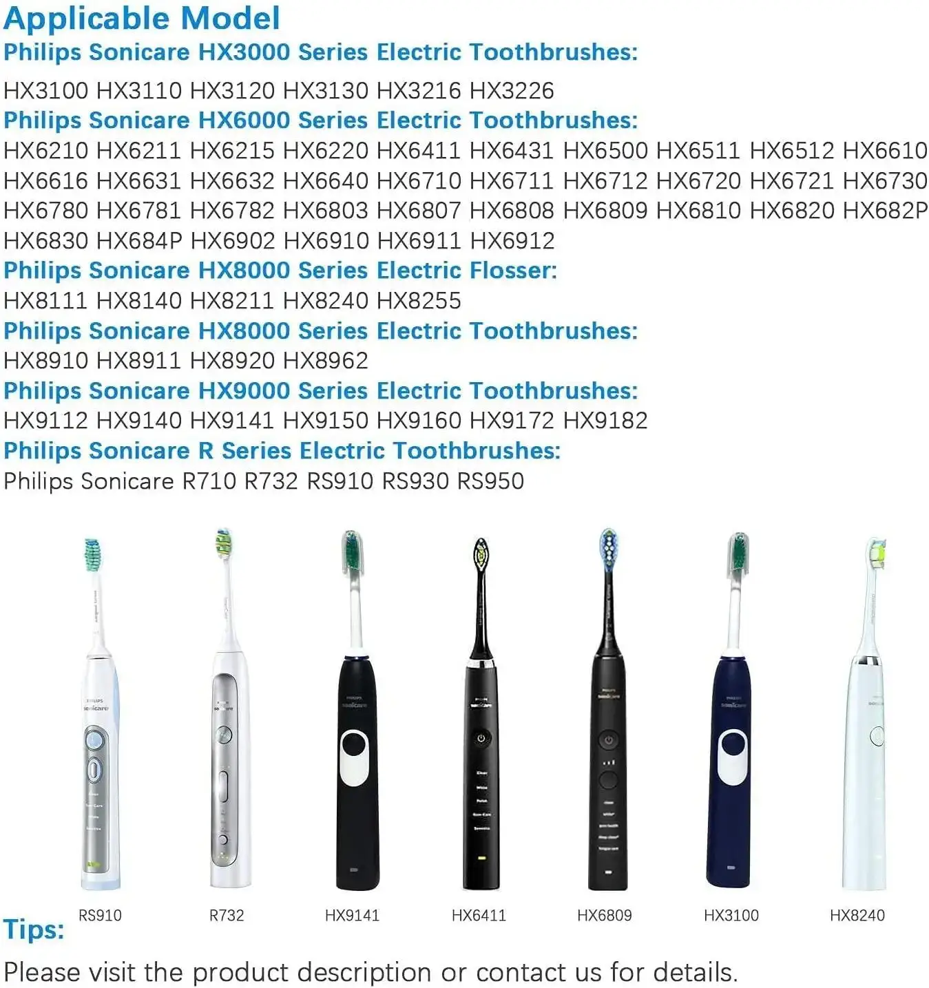 Replacement Charger Base for Philips Sonicare Electric Toothbrush HX6100, Travel Charger for Philips Sonicare HX3000 / HX6000