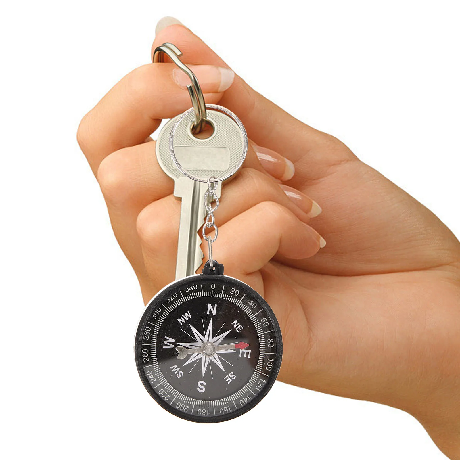 12 Pcs Compass Keychain Pirate with Gift Camping Children Ring Bag Pendant Kid Gifts