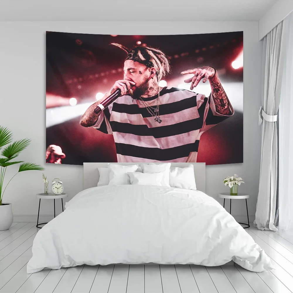 American Hip-Hop Suicideboys Banner Or Tapestry Bohemia Aesthetic Room Decor Music Album Posters Sofa Blankets