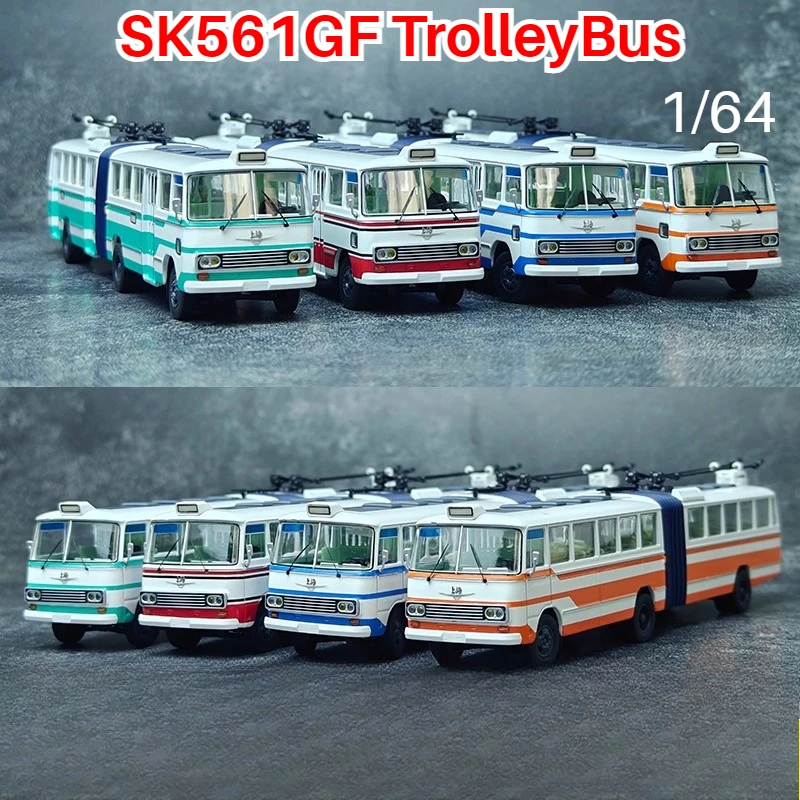 

1/64 игрушечный автомобиль SK561GF шарнирная тележка из сплава, модель автобуса с множеством вариантов для коллекционных украшений и игрушек для мальчиков, подарков