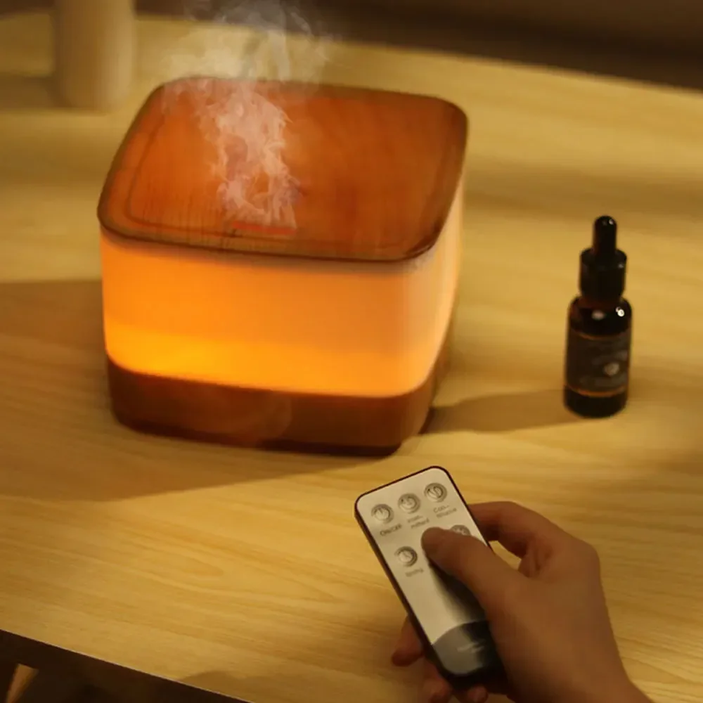 Night Light Portable Ultra Smart Essential Oil Diffuser Volcano Nebulizer Fog Maker with Ultrasonic Atomizer Driver Humidifier