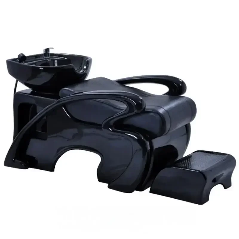 ~Barber Shop Punch Bed Hair Salon Fiberglass Shampoo Bed Thai Massage Ceramic Basin