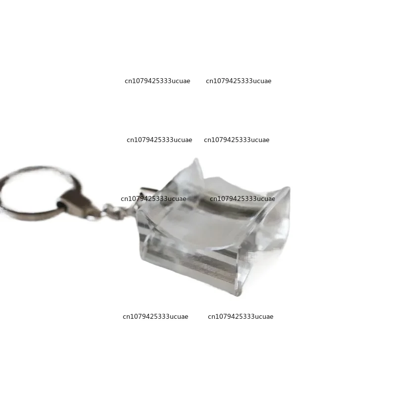 Pixel stone mosaic-style crystal pixel ornaments, incorporating photo filter elements, unique and interesting keychain pendants