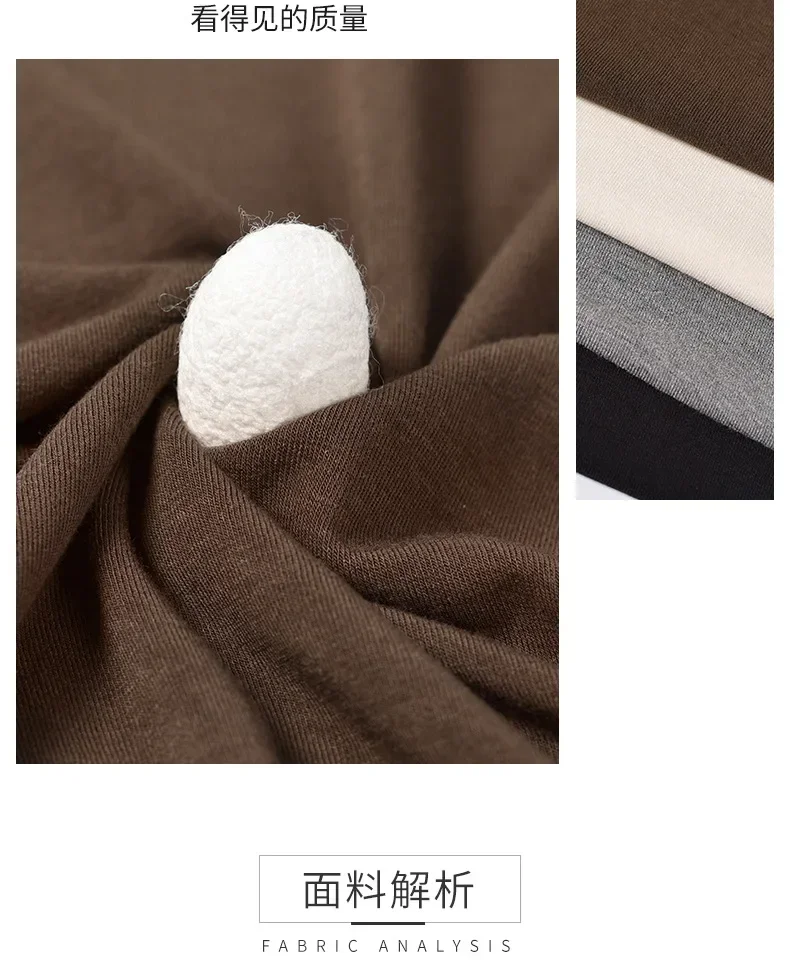 Yuyue Women\'s High-necked High Strecth Bottoming Shirt Old Money Style Silk Pile Collar Base Top Contain Mulberry Silk and Wool