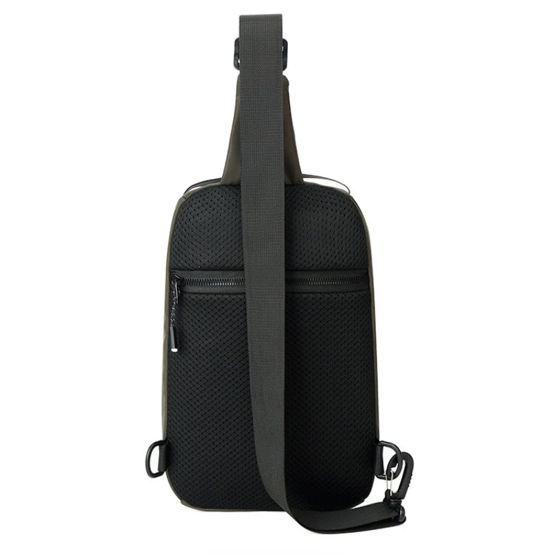 Multi Compartment Chest Sling Bag, Adjustable Shoulder Strap Crossbody Pack, Waterproof Portable Daypack for Outdoor Daily Use