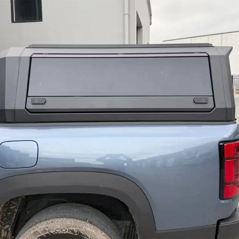 

For Premium BYD Shark Pickup Accessories - Split Aluminum Tri-Door Cargo Bed High Cover with Spoiler
