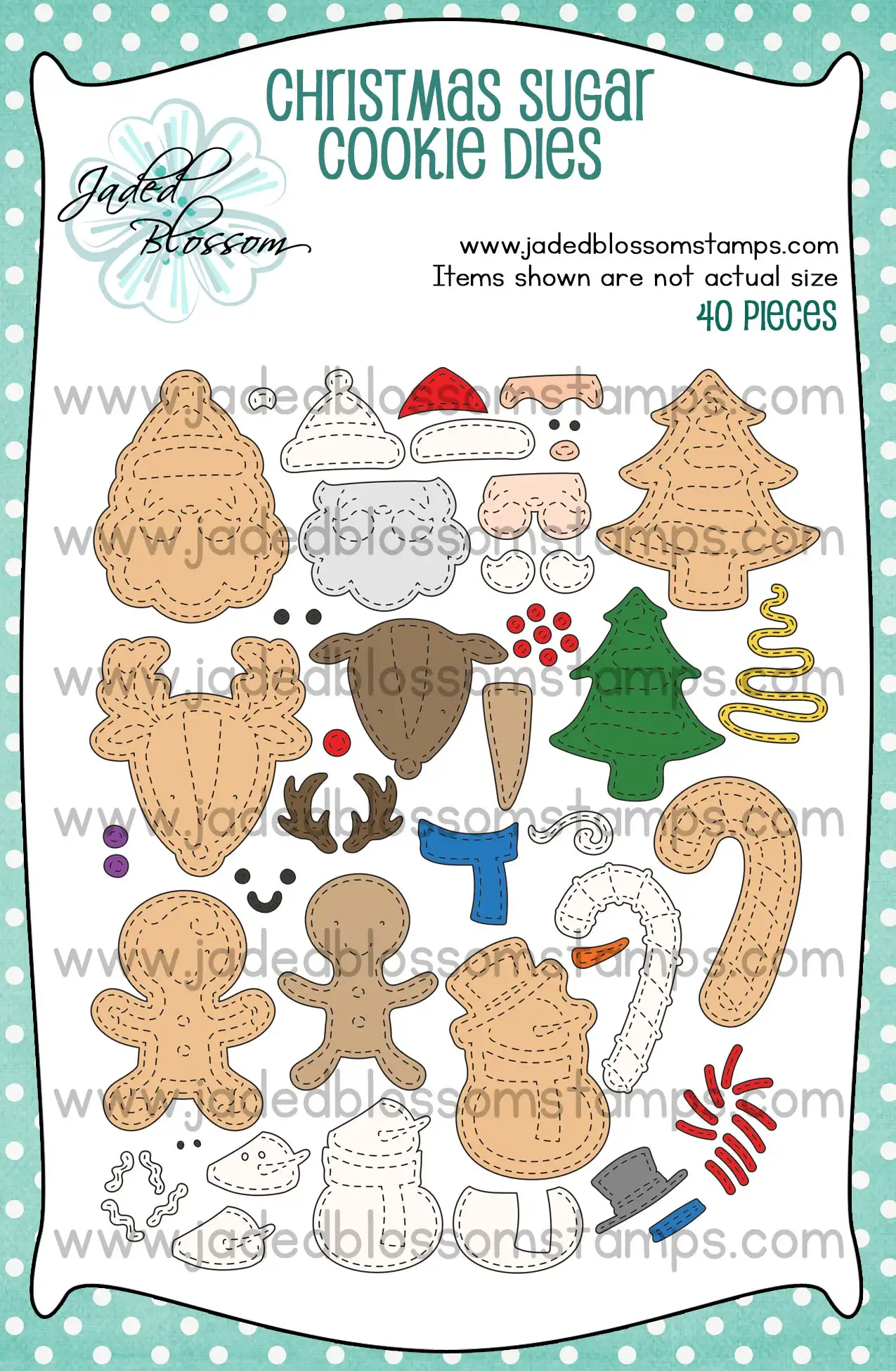Christmas Sugar Cookie Dies Metal Cutting Dies and Clear Stamps Scrapbooking Craft Supplies DIY Make Photo Album Mould Embossing