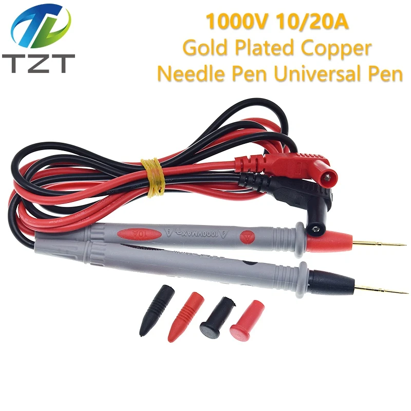 Multimeter Test Leads Universal Cable AC DC 1000V 20A 10A CAT III Measuring Probes Pen for Multi-Meter Tester Wire Tips