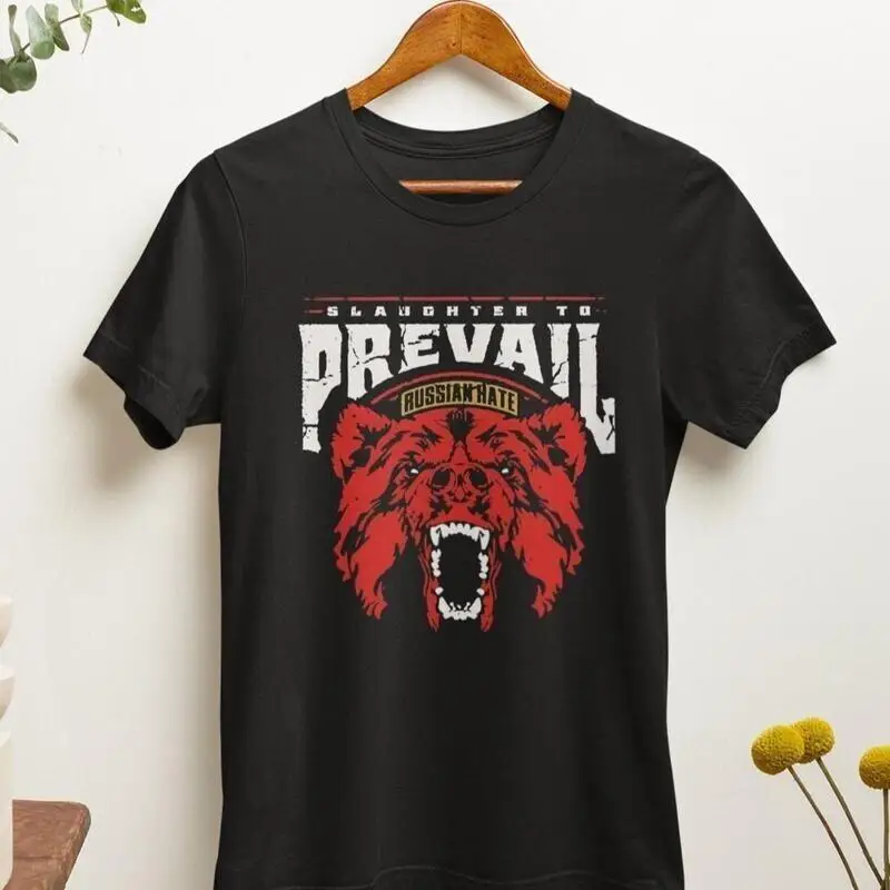 Vtg Slaughter To Prevail Band Heavy Cotton Black Full Size T Shirt For M
