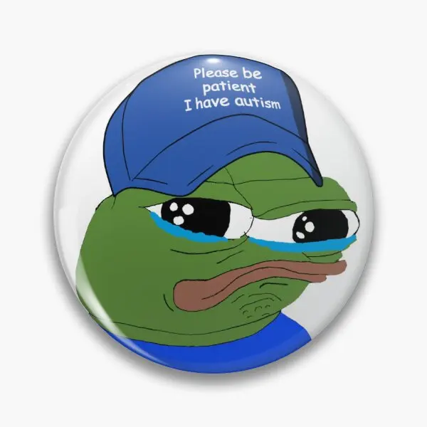 Pepe шляпа с аутизмом, мягкая булавка на пуговицах, мультяшный декор, модный Забавный металлический женский креативный значок для влюбленных, милая булавка на лацкан, шляпа