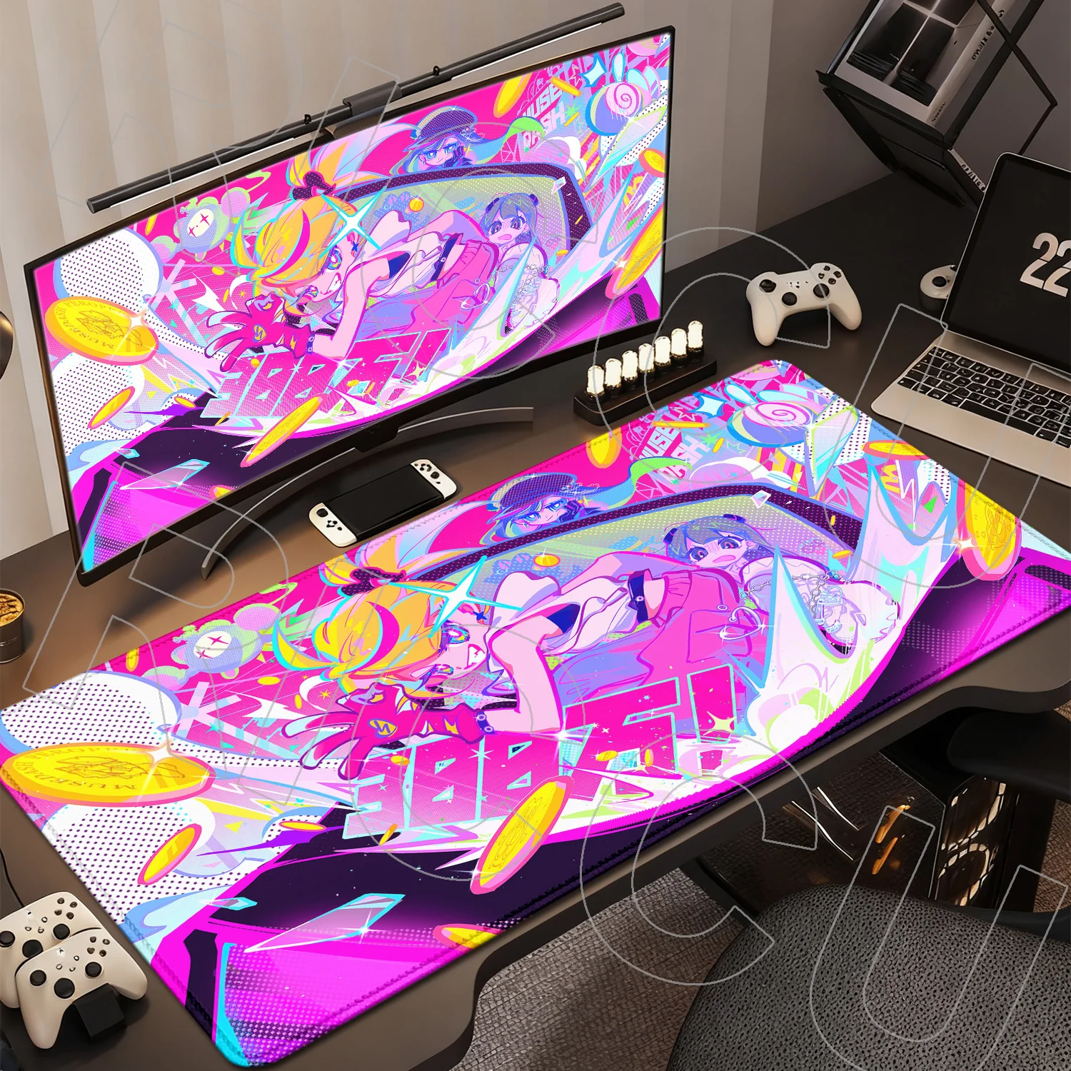XXL HD Printing Muse Dash Anime Girl Mouse pad Rug Natural Rubber Gaming 900x400mm Mousepad PC accessories protective Desk Mat