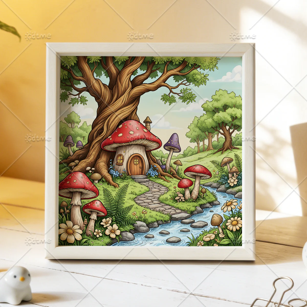 FAIRYLAND Malbuch für Erwachsene mit niedlichen, gemütlichen täglichen Aktivitäten zur Entspannung (Cozy Spaces Coloring) – Detail 4