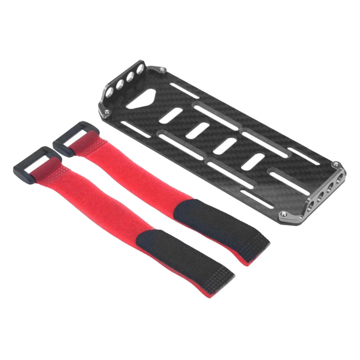 Carbon Fiber Battery Mounting Plate for 1/10 RC Car Scale RC Crawler Cars Axial SCX10 Model Toy Part