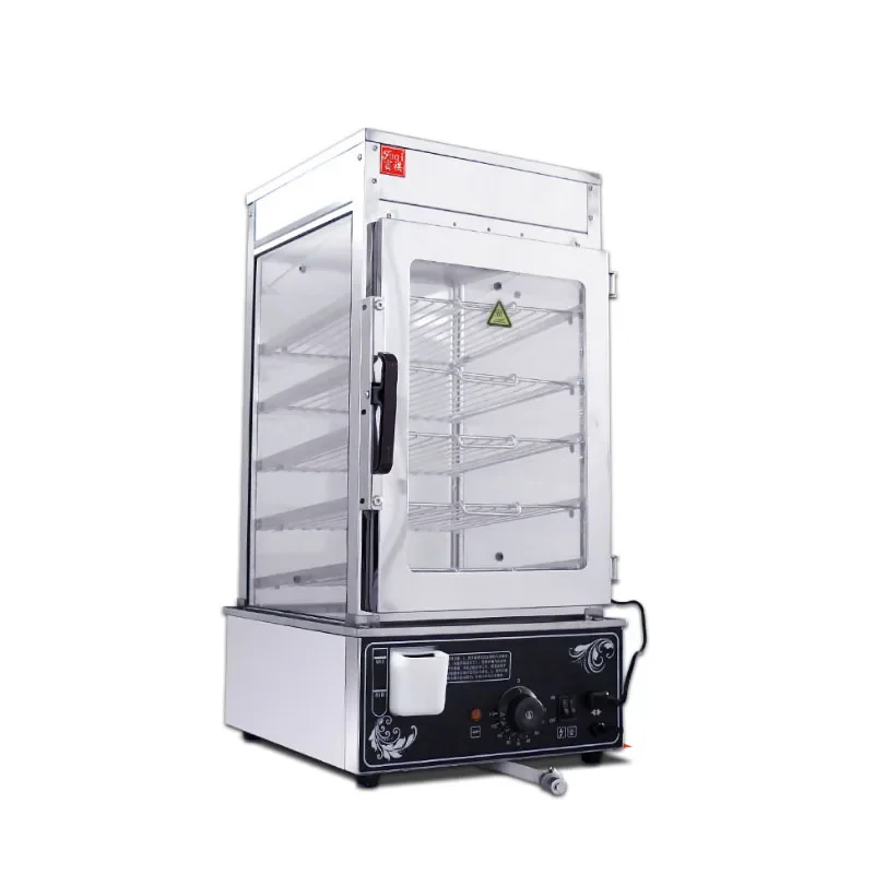 

Steam Bun Machine Commercialt Showcase Electric Steamer For Heat Preservation Cabinet