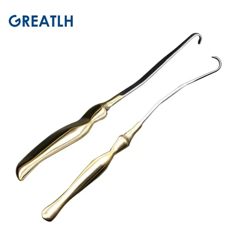 Stainless Steel Rib Cartilage Stripper Stripper Pulling Hook Rhinoplasty Surgery Instruments Left and Right Shovel Type