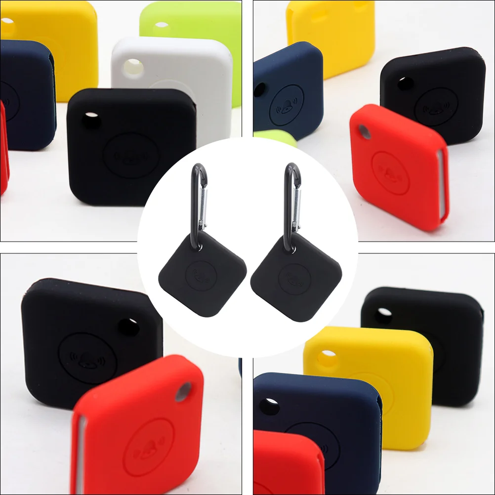 2 Pcs Case Shockproof Mini Cover Protection Cap Wireless Smart Shell Silica Gel Protective Tile Mate