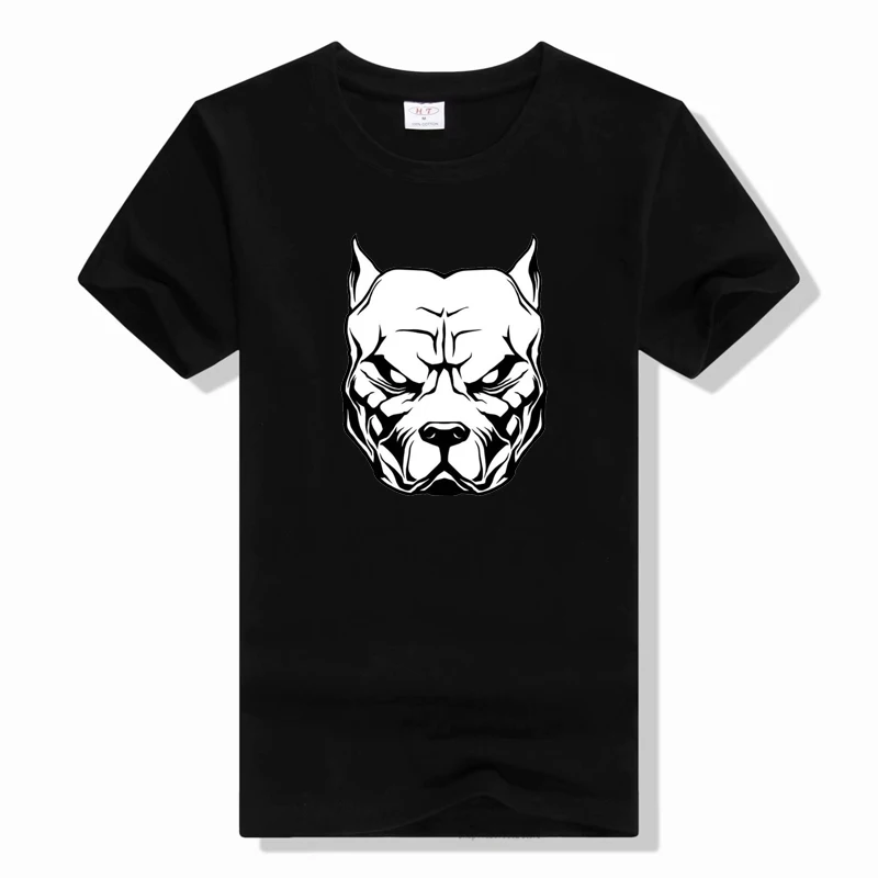 funny present New The Pitbull Pit Bull Dog T-Shirt Men T Shirt Print Cotton T-shirt fashion o-Neck Short Sleeve t shirt