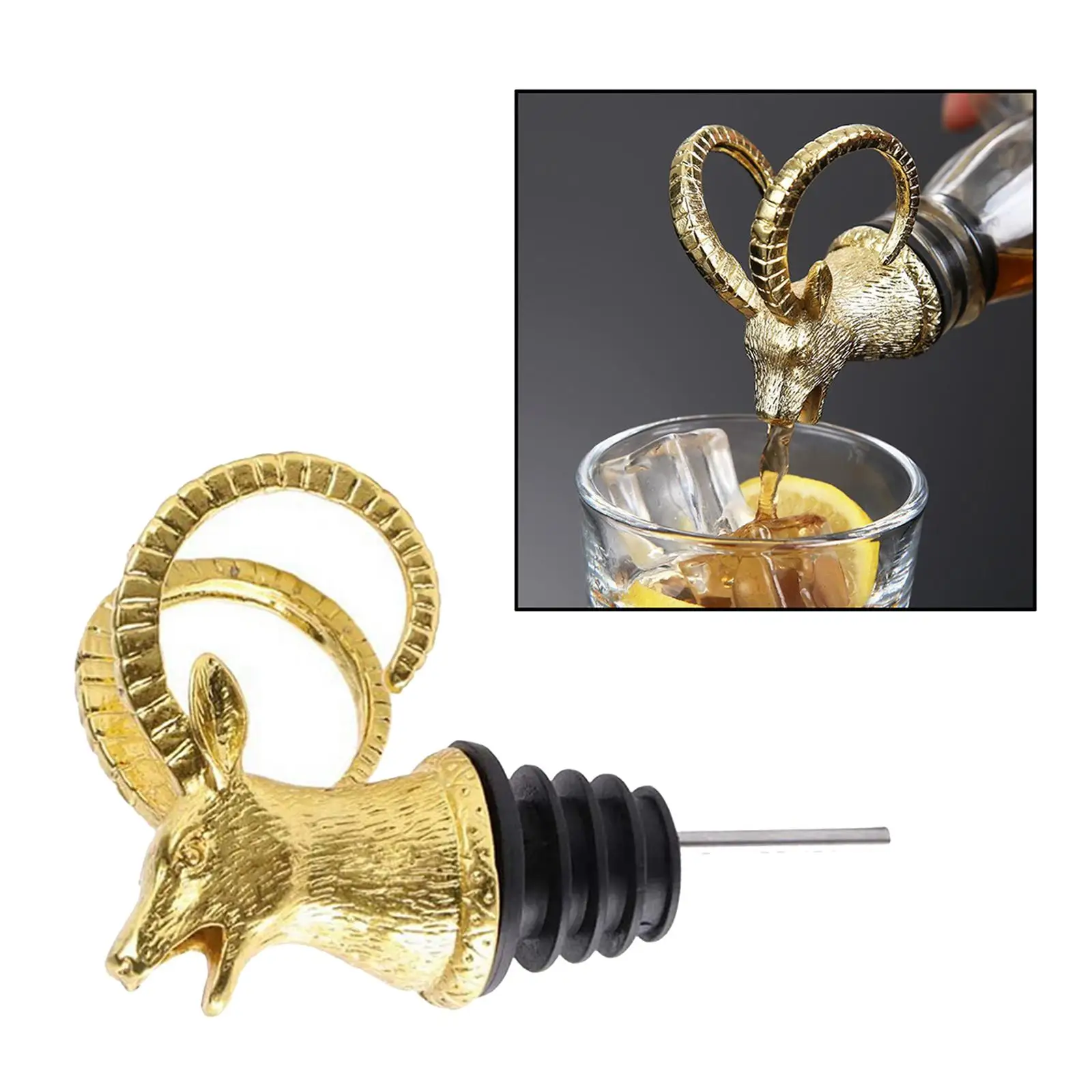 Retro Wine Pourer Wine Stopper Diffuser Drinks Accessories Holiday Gifts
