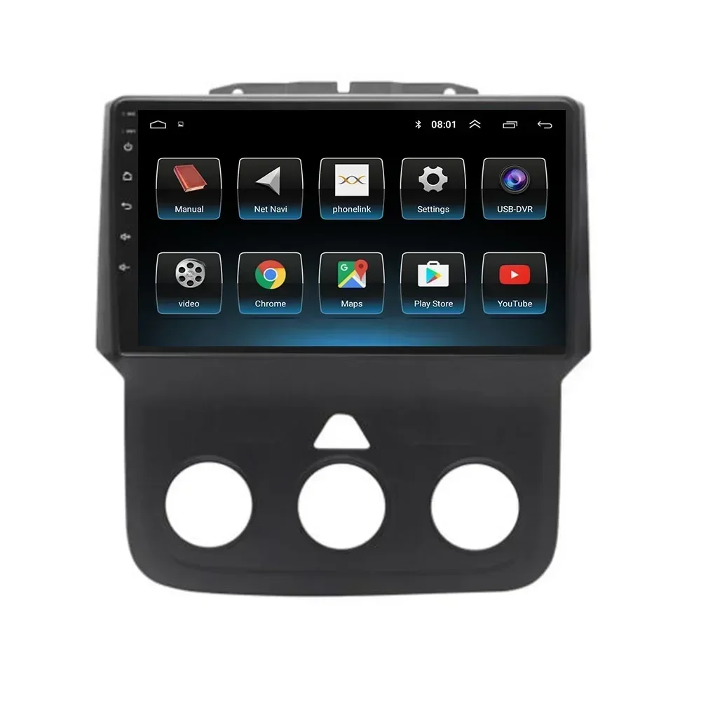 Autoradio Android 13 pour Dodge RAM 1500 2500 2013-2050, Navigation GPS, Lecteur Audio Vidéo, Carplay, Stéréo, 2 Din, Caméra, Limitation