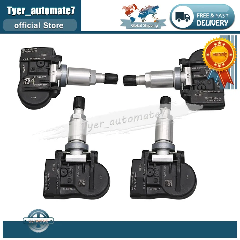 SE10004 SE10004A 52088990AC 52088990AD Car Tire Pressure Sensor TPMS Sensor 433MHz For Chrysler Dodge Jeep Camaro