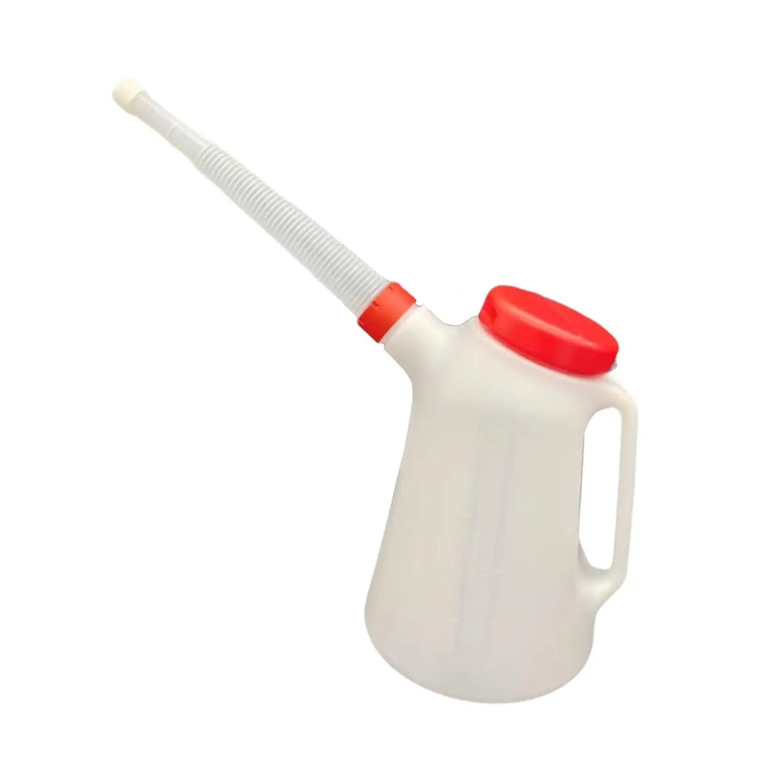 Oil Measuring Jug Sturdy W/ Lid Oil Pot 5L Leakproof Automotive Oil Dispenser