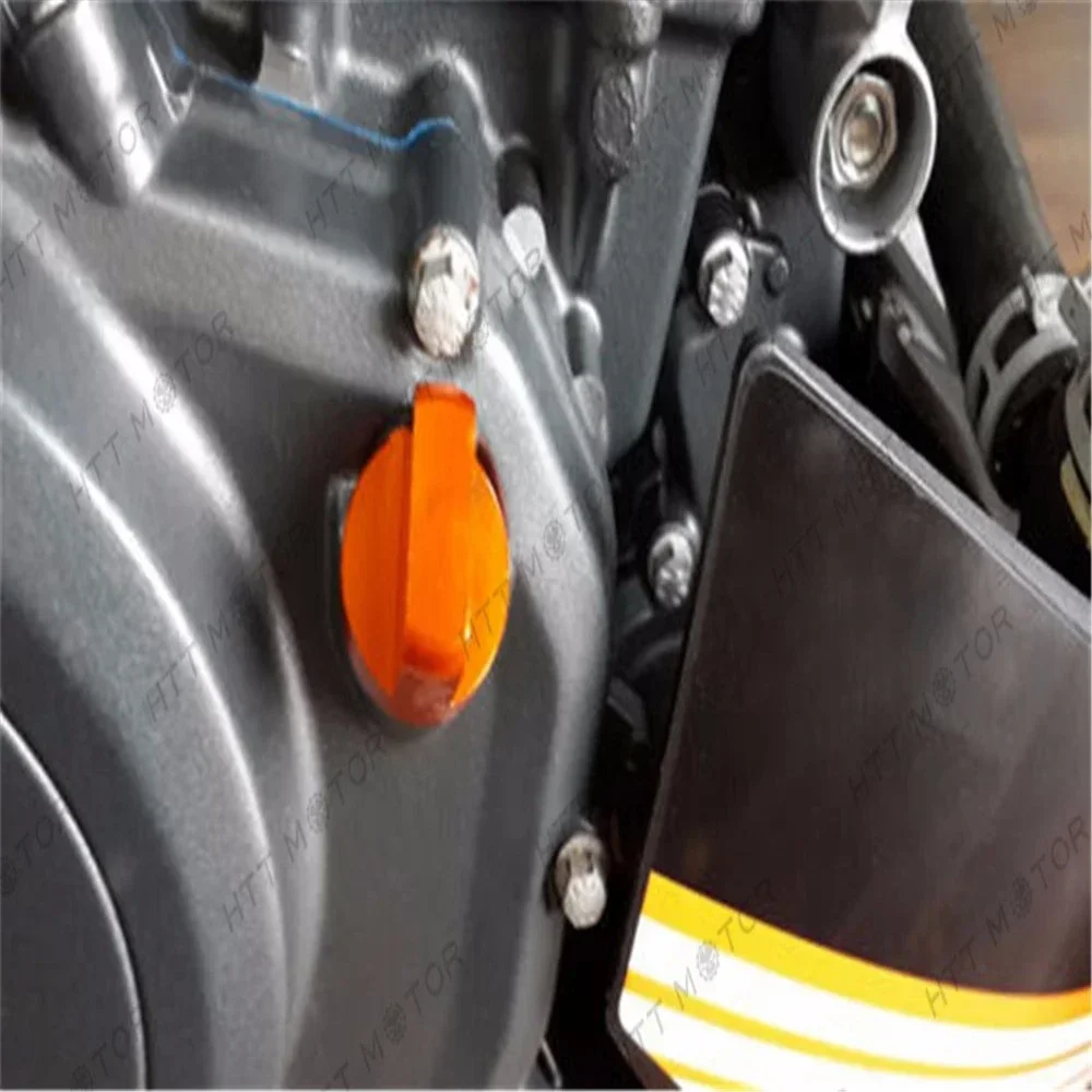 Motorcycle CNC Aluminum Oil Drain Plug Bolt for KTM Duke 125 200 390 Orange