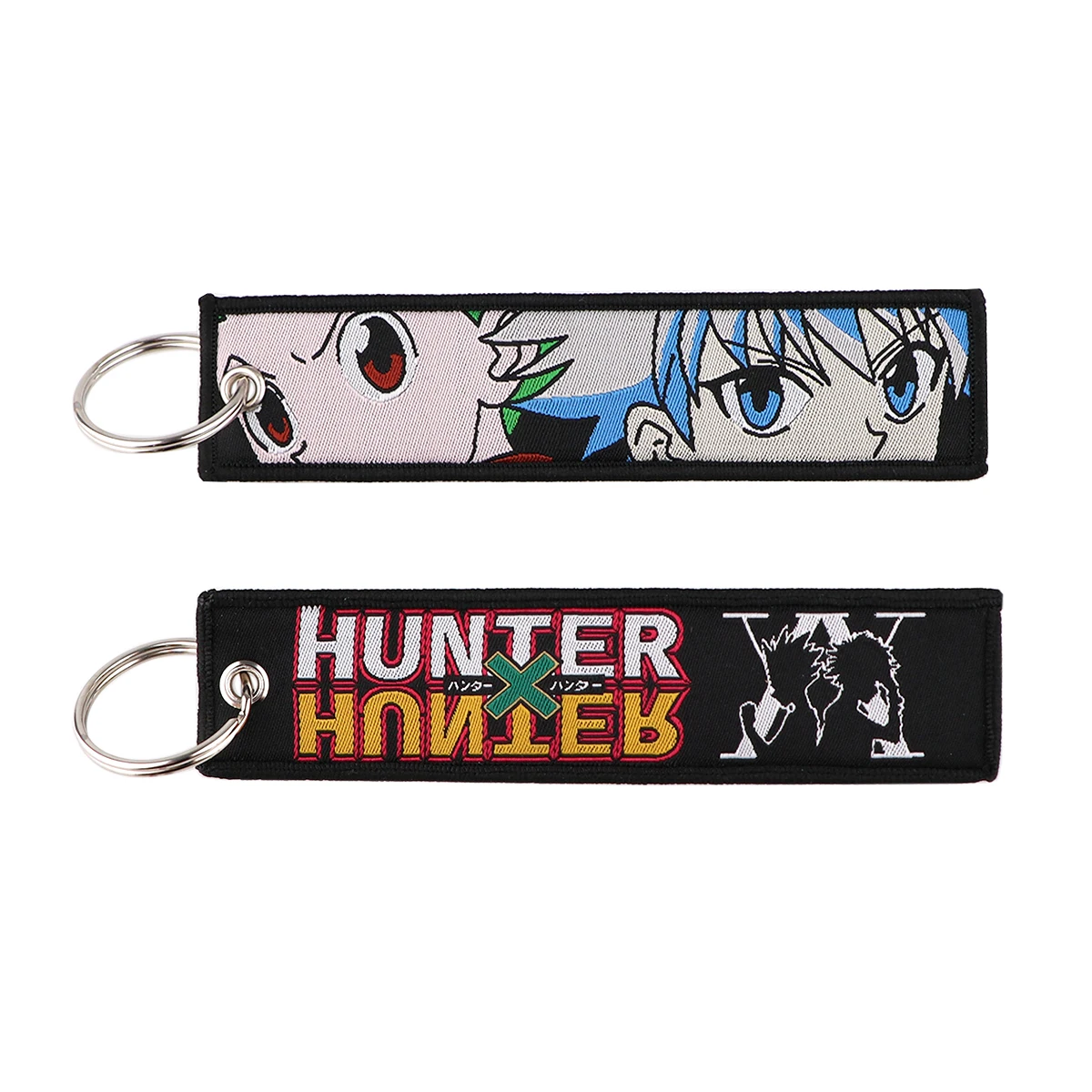 Cool Hunter Anime Men Women Keychain for Cars Cool Key Tags Key Fobs Holder Decorative Key Ring Accessories Gifts