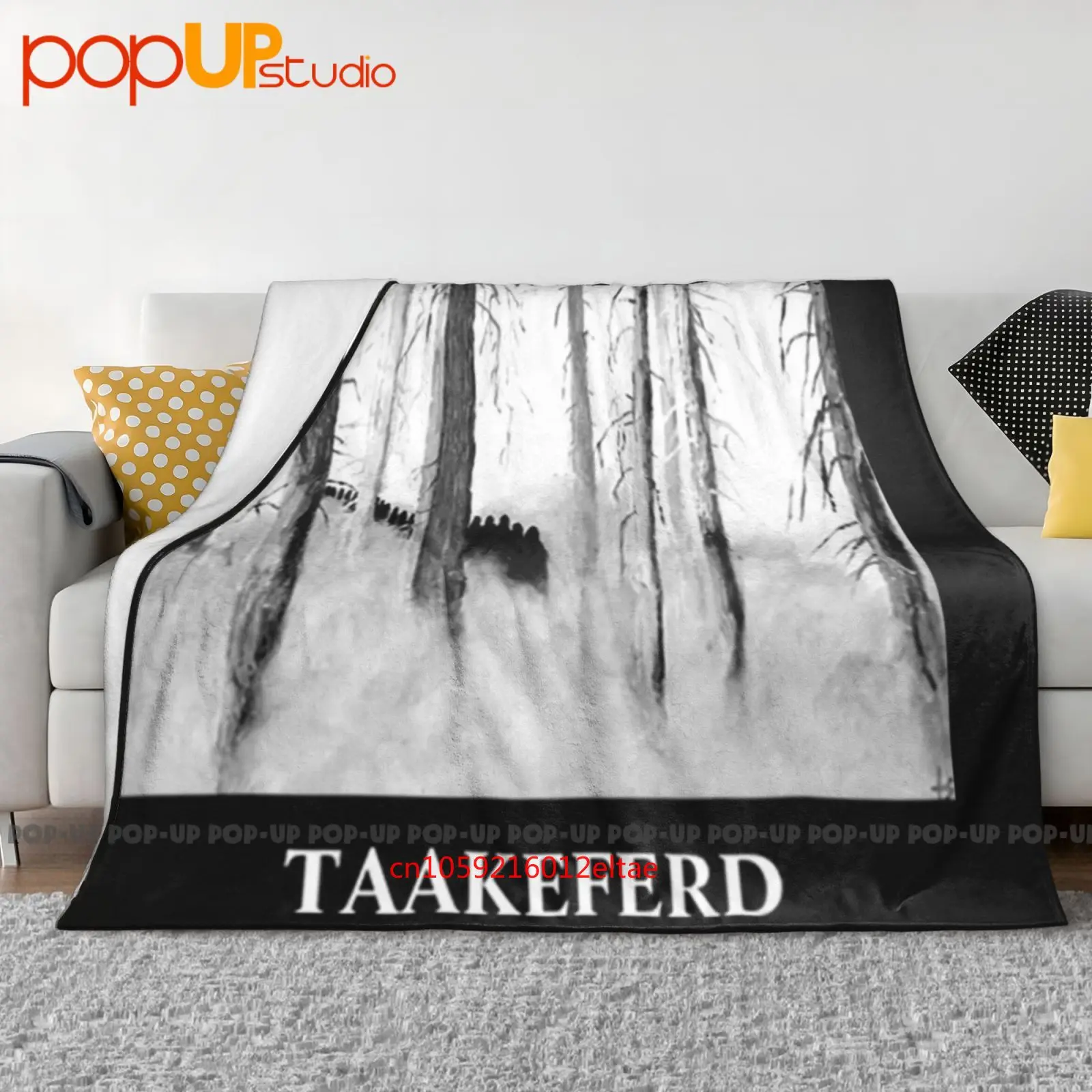 Darkthrone 'Under A Funeral Moon Taakeferd' Ultra-Soft Blanket Quilt Winter Sofa Cover Bed Covers