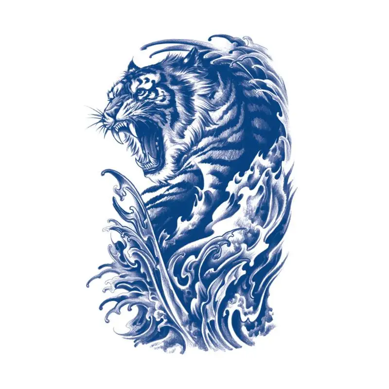 وشم مؤقت مقاوم للماء، يدوم حتى 15 يومًا، ملصقات وشم مزيفة، وشم سحري، وشم بسيط #3