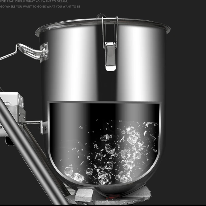 Macchina per il ghiaccio commerciale di grande capacità da 30 litri, miscelatore per marmellata a pavimento, frappè, macchina per rompere la parete del ghiaccio con fagioli Mung