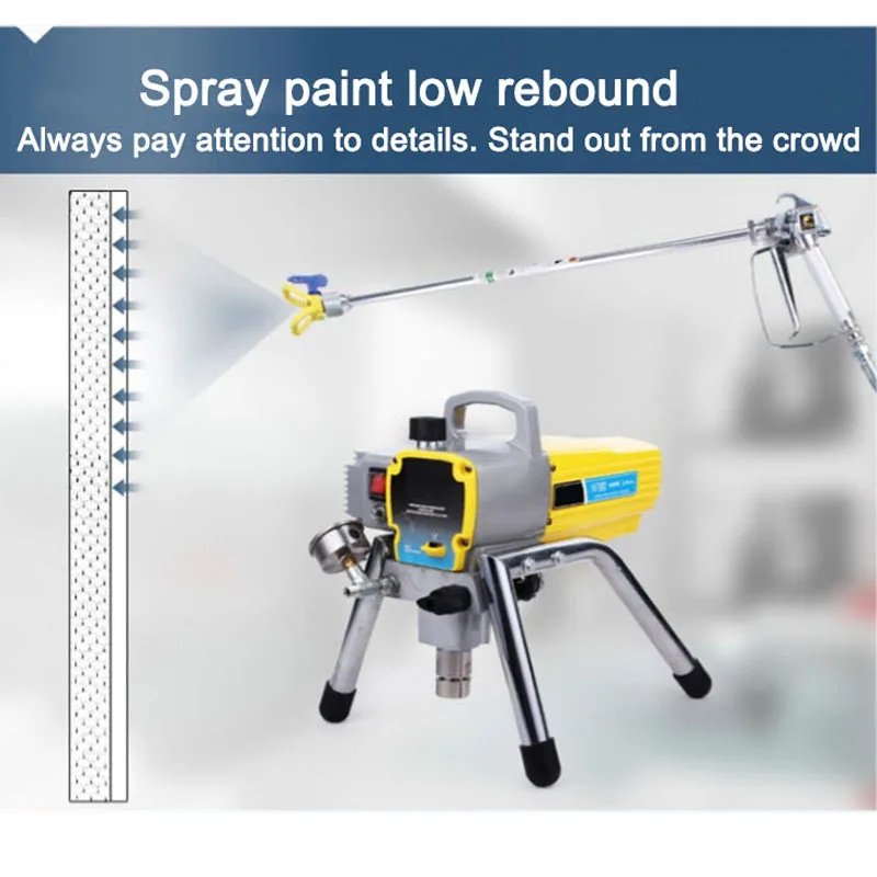 H780 Automatic High Pressure Airless Painting Machine Electric Paint Sprayer With Brushless Motor And Spray Gun For Construction