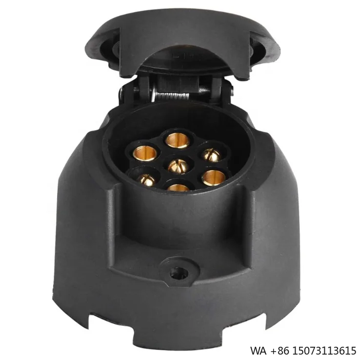 

12V 7-Pin Round Pin Female Trailer Socket for Signal Light Display