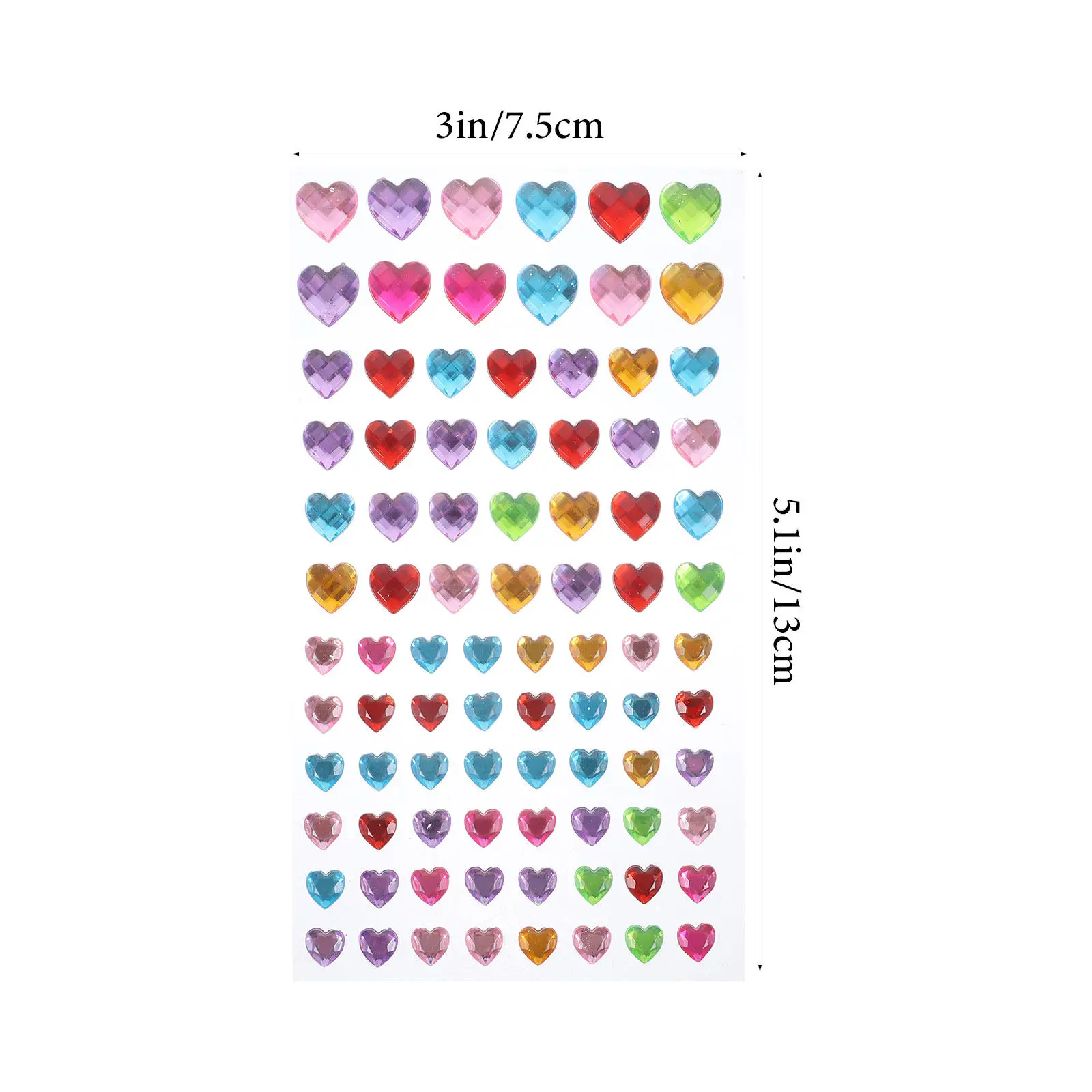 12 Sheets Gems Stickers Crafts Face Jewel Adhesive for Festival Jewels Eye on Self