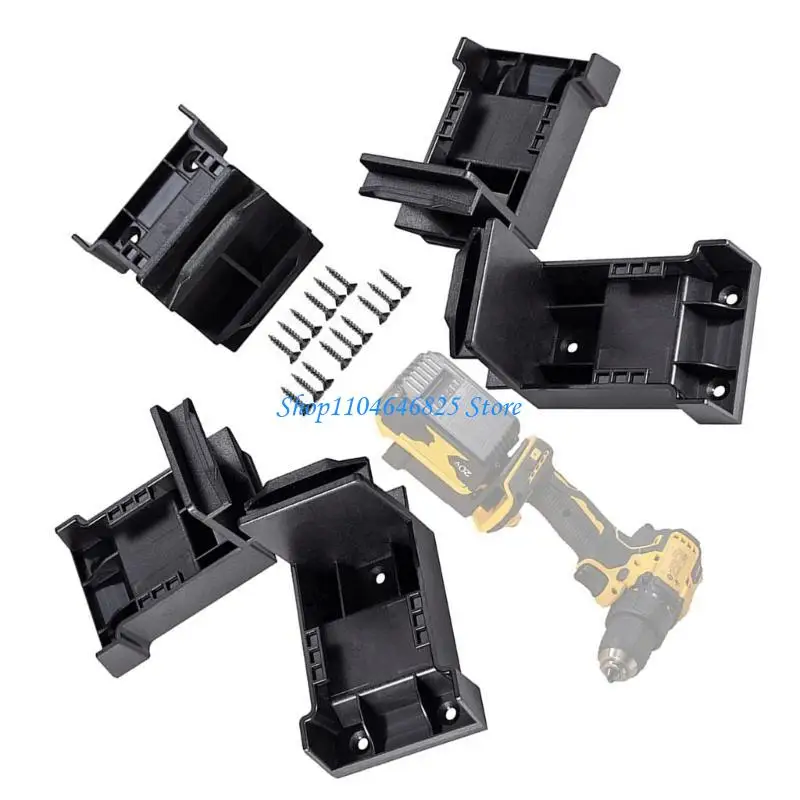 5Pcs Wall Mount Battery Holder For Battery Dock Holder Battery Storage Fixing Bracket Replacement Fixing Accessories