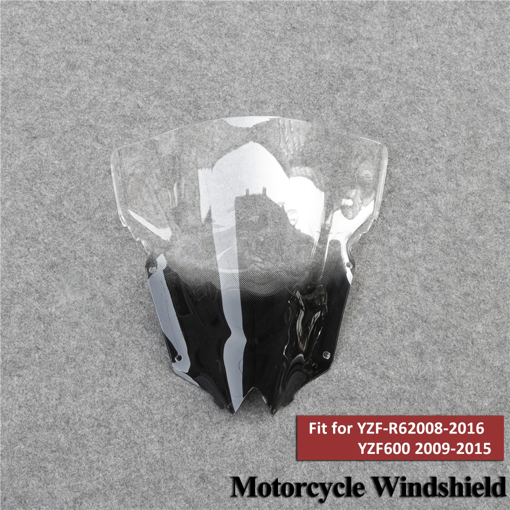 

Fit for YAMAHA YZF R6 YZF-R6 2008 - 2016 YZF600 Windshield 2009 2010 2011 Windscreen 2012 2013 2014 2015 YZF 600 YZFR6