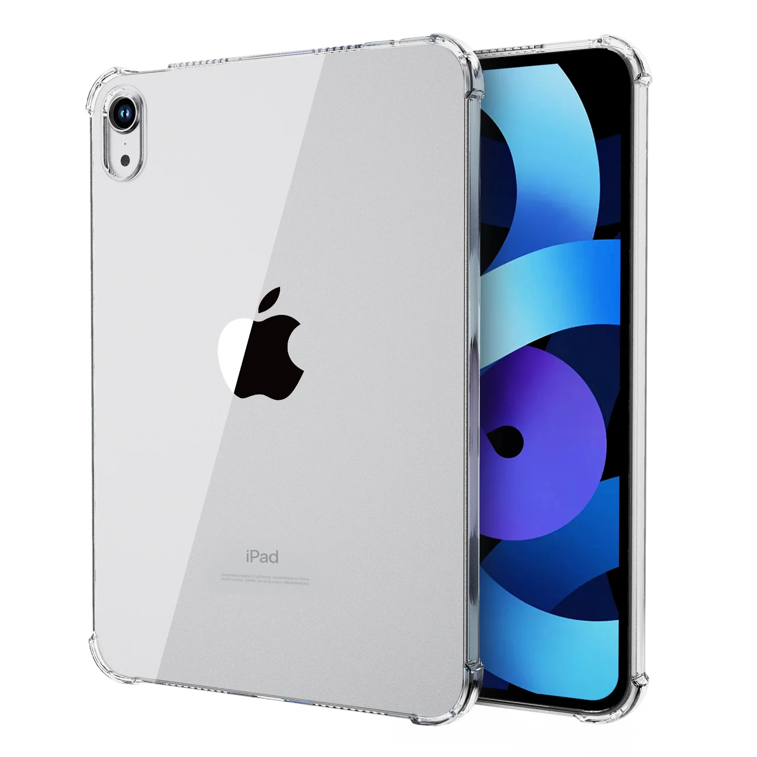 حافظة شفافة لجهاز iPad Air 4/5 10.9 بوصة 2020 2022 A2324/A2072/A2325/A2316 غطاء خلفي ناعم من البولي يوريثان لجهاز iPad Air 4th 5th مضاد للسقوط