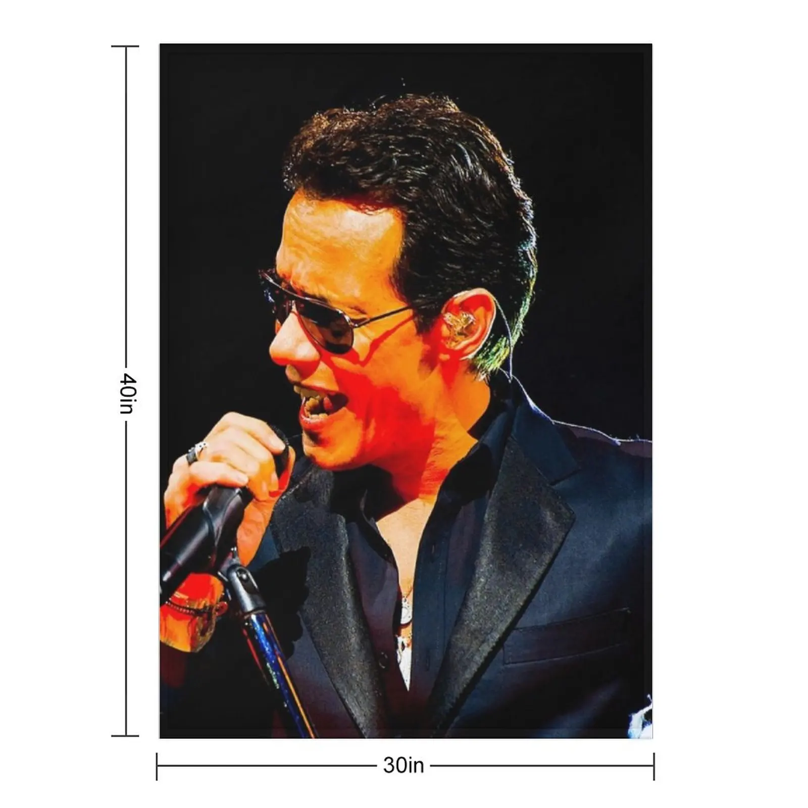 macho Marc Anthony Tour Throw Blanket Furry Thermal Winter beds Furrys Soft Plaid Fashion Sofas Blankets