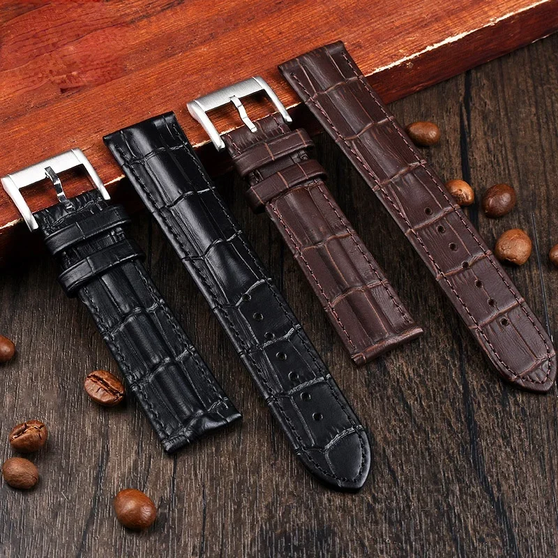 Genuine Leather Watch Strap for Hamilton Khaki Field Series H70605731 Soft Comfortable Cowhide Bracelet Watchband 20 22mm Men