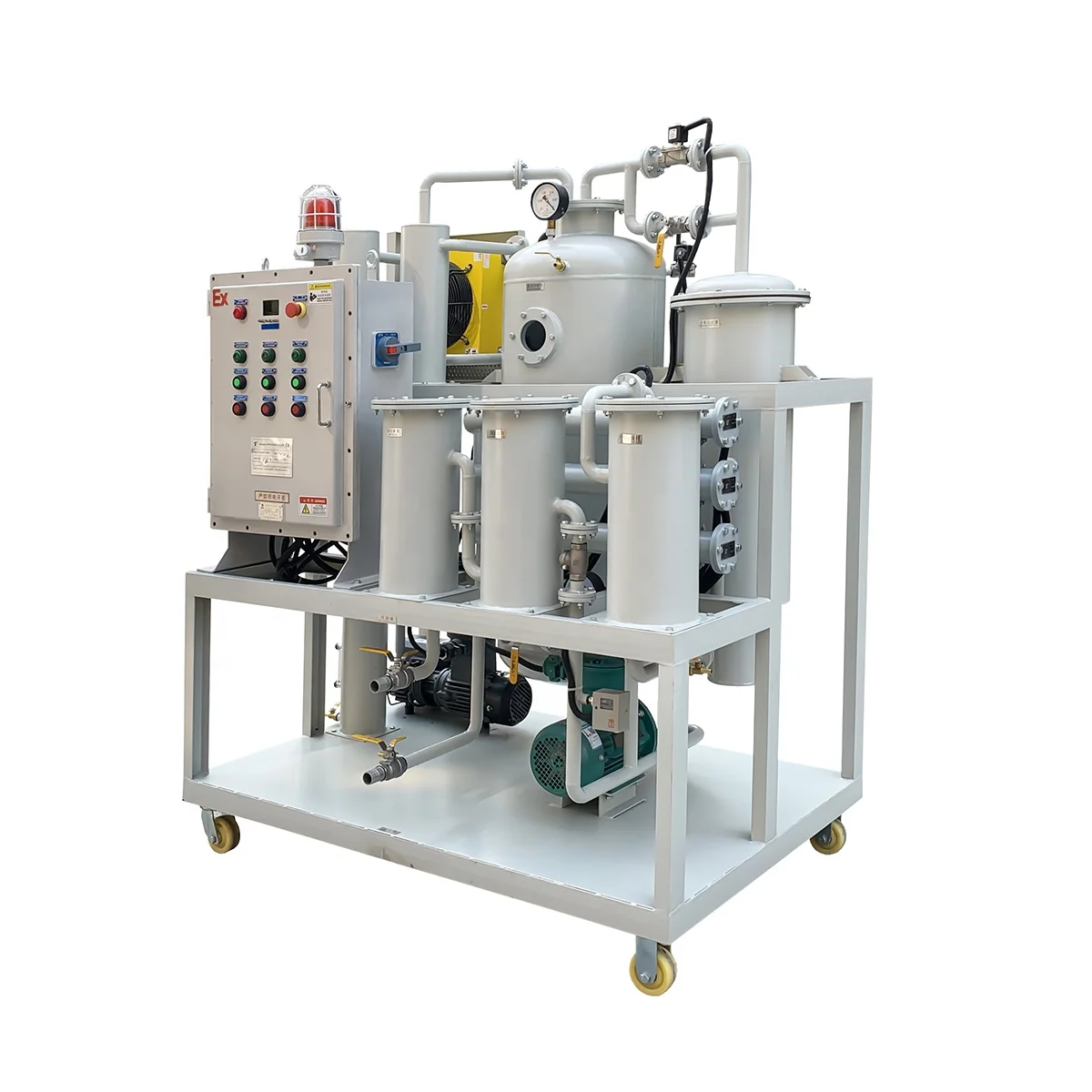 TYA-EX-20 1200L/H Hydraulic Oil Filter Machine Explosion Proof Vacuum Waste Oil Reclaiming Machine