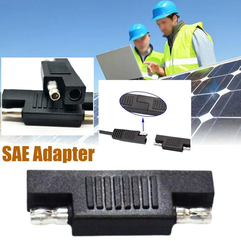 SAE Adapter Male To Male Photovoltaic Line Connector Cell Adapter Plug Conversion Adapter Connector Solar Sae To C4F8