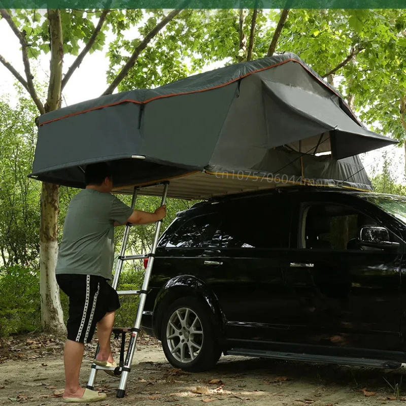 Tenda da tetto Tenda da campeggio all'aperto Tenda da tetto pieghevole con guida autonoma completamente automatica Tenda da tetto con estensione morbida Tenda ad apertura rapida a prova di pioggia