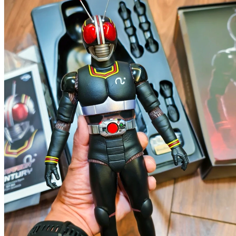 Dostępny od ręki Bandai Kamen Rider FRS Series Czarny Model do Składania Figurka Anime Fajny Kolekcjonerski Ornament na Biurko Prezent Świąteczny
