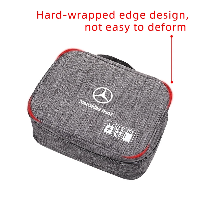 Auto Opbergtas Waterdichte Digitale Beschermende Organizer Case Voor Mercedes Benz Amg A C E Klasse W201 W210 W104 W205 W203 W21